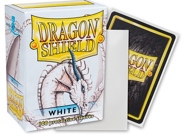 Dragon Shield Sleeves: Standard Classic - White 100CT