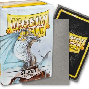 Dragon Shield Sleeves: Standard Matte - Silver 100CT