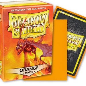 Dragon Shield Sleeves: Standard Matte - Orange 100CT