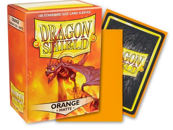 Dragon Shield Sleeves: Standard Matte - Orange 100CT