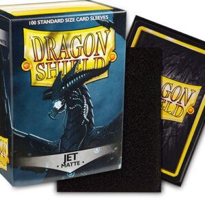 Dragon Shield Sleeves: Standard Matte - Jet 100CT