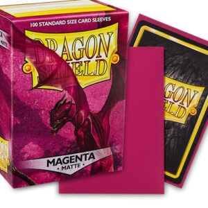 Dragon Shield Sleeves: Standard Matte - Magenta 100CT