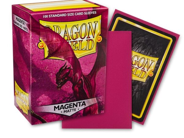 Dragon Shield Sleeves: Standard Matte - Magenta 100CT