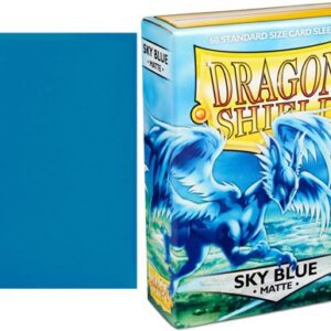 Dragon Shield Sleeves: Standard Matte - Sky Blue 60CT