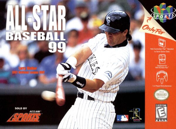 All Star Baseball 99 Box Cover