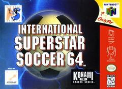 International Superstar Soccer 64 Box Cover