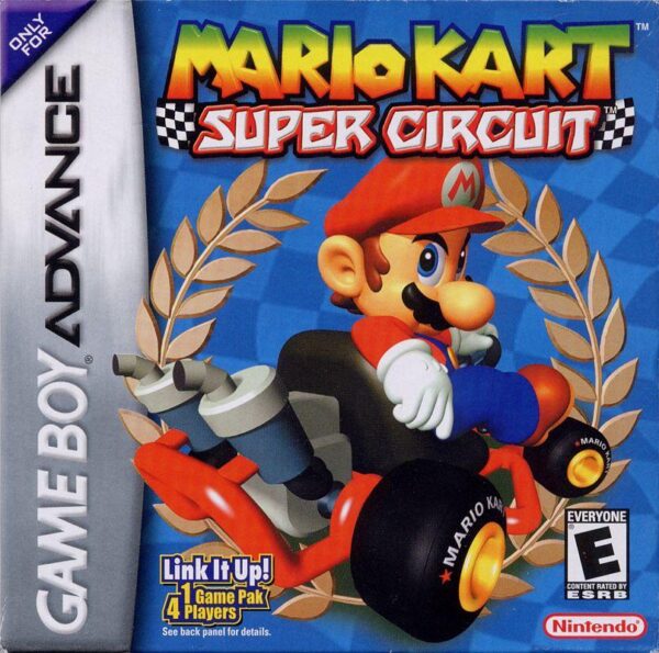 Mario Kart Super Circuit Box Cover