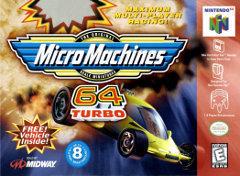 Micro Machines 64 Turbo Box Cover