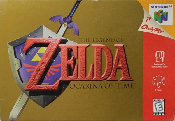 Zelda Ocarina of TIme Box Cover