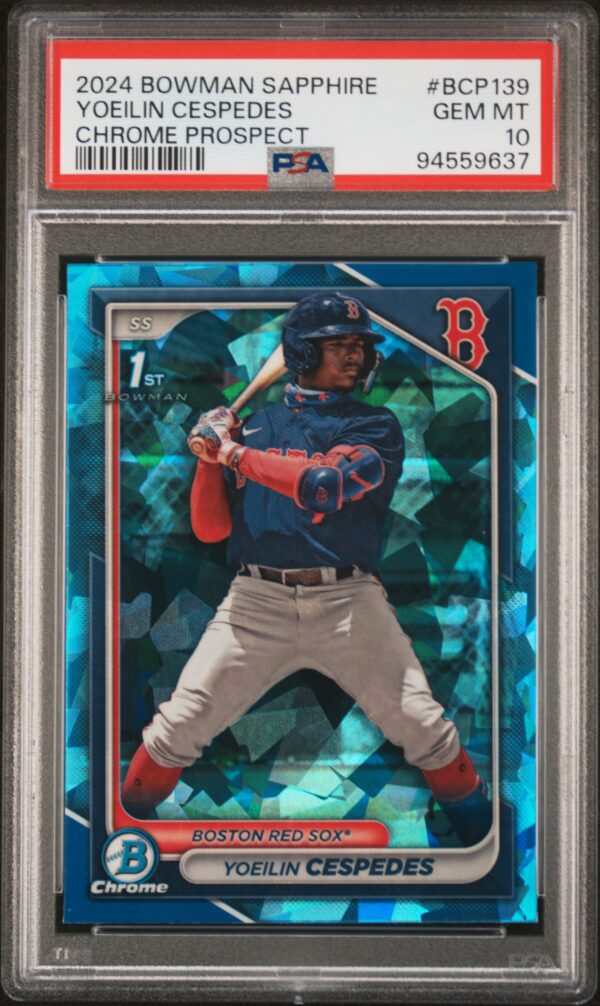 2024 Bowman Sapphire #BCP139 Yoeilin Cespedes 1st Bowman PSA 10 (94559637)