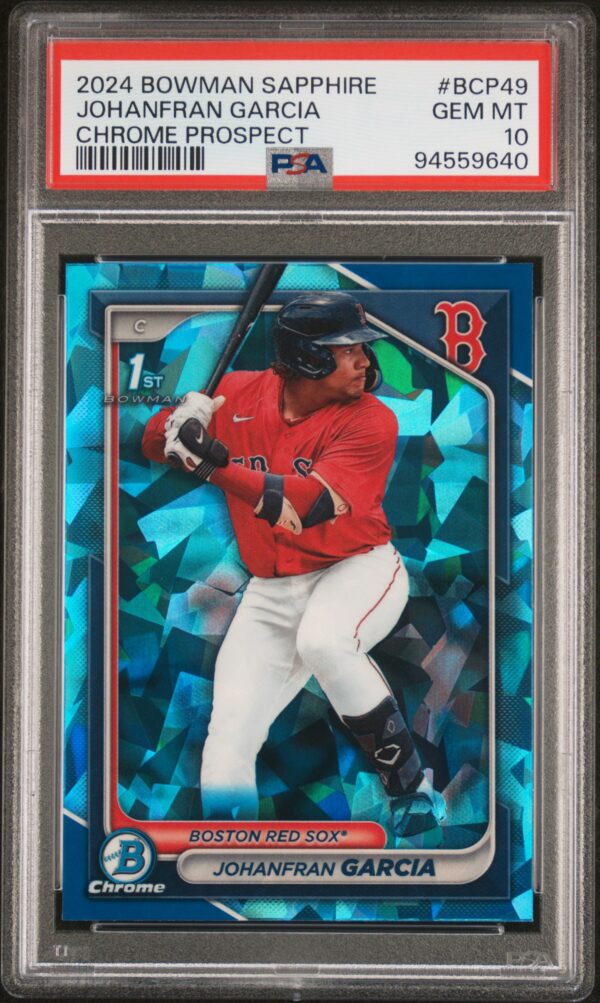 2024 Bowman Sapphire #BCP49 Johanfran Garcia 1st Bowman PSA 10 (94559640)