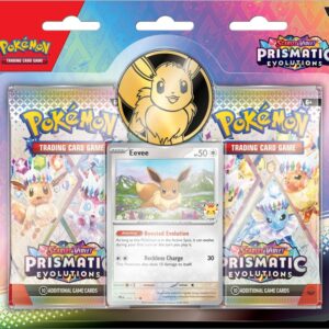 Pokemon Scarlet and Violet 8.5 Prismatic Evolutions 2-Pack Blister