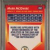 1992 Donruss Triple Play #252 Mark McGwire Back