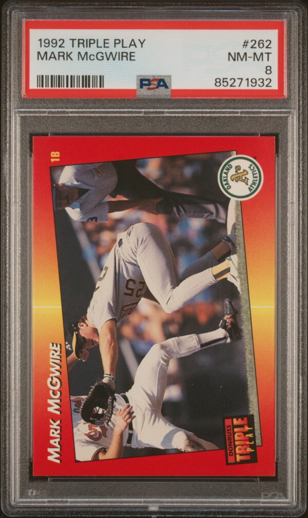 1992 Donruss Triple Play #252 Mark McGwire Front