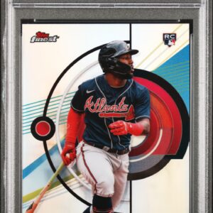 2023 Topps Finest #34 Michael Harris II RC PSA 10 Refractor Front