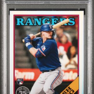 2023 Topps Chrome #88BC15 Josh Jung RC PSA 10 1988 Topps Front