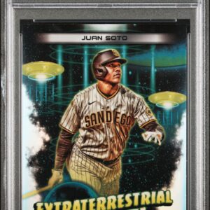 2023 Topps Cosmic Chrome #ET10 Juan Soto PSA 10 Extraterrestrial Talent Front