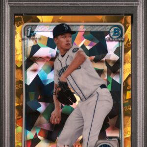 2020 Bowman Draft #BD71 Connor Phillips 1st Bowman PSA 10 Sapphire Gold Front