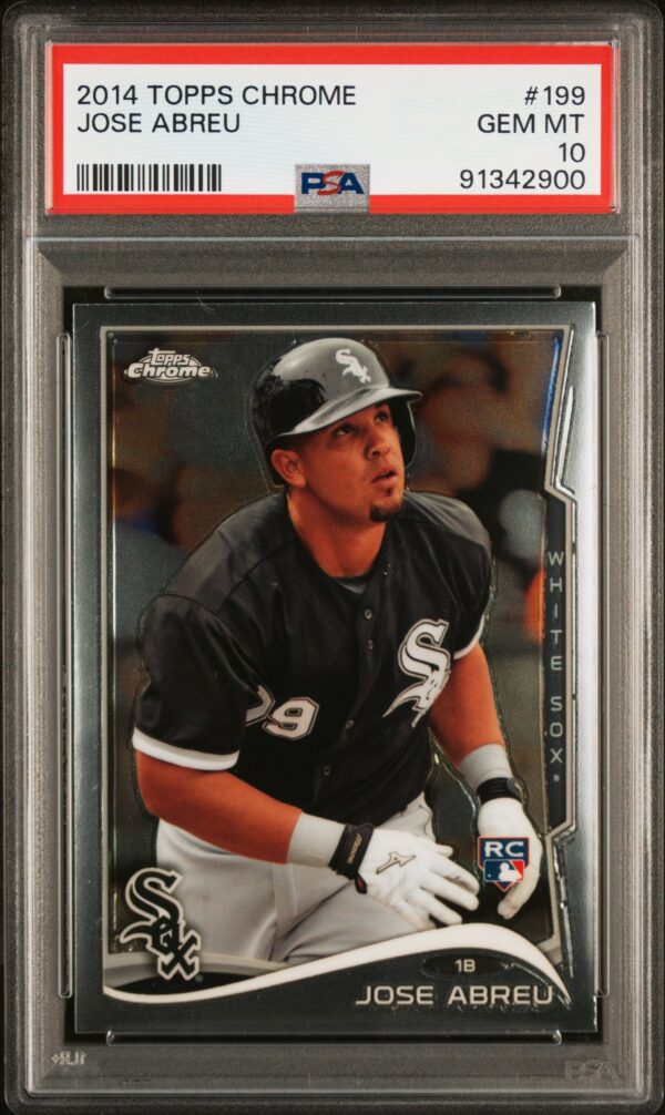 2014 Topps Chrome #199 Jose Abreu RC PSA 10 Front