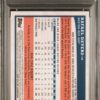 2018 Topps Big League #250 Rafael Devers RC PSA 10 Back