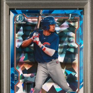 2021 Bowman Sapphire #BCP131 Christopher Morel 1st Bowman PSA 10 Front