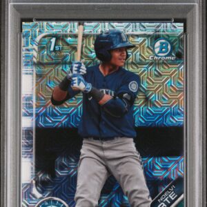 2019 Bowman #BCP97 Noelvi Marte 1st Bowman PSA 10 Mojo Refractor Front