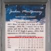 2017 Topps Gallery #129 Jordan Montgomery RC PSA 9 Back