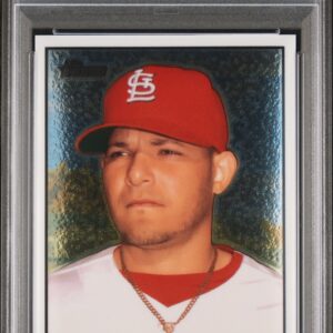 2010 Topps Heritage #C111 Yadier Molina /1961 PSA 10 Chrome