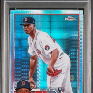 2023 Topps Chrome #57 Brayan Bello RC PSA 10 Prism Refractor Front