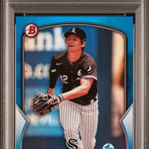 2023 Bowman 1st Edition #BPPF48 Colson Montgomery /150 PSA 10 Blue Foil Front