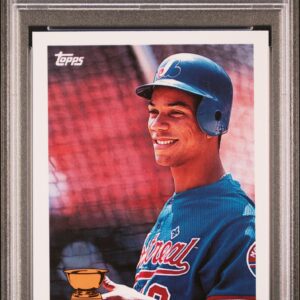 1993 Topps #123 Moises Alou PSA 9 All-Star Rookie Cup Front