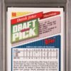 1993 Topps #98 Derek Jeter RC PSA 8 Back