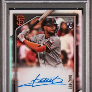 2024 Bowman #CRALM Luis Matos RC Autograph /499 PSA 10 Refractor Front