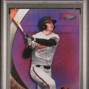 2020 Bowman's Best #TP7 Heston Kjerstad /250 PSA 10 Purple Refractor Front