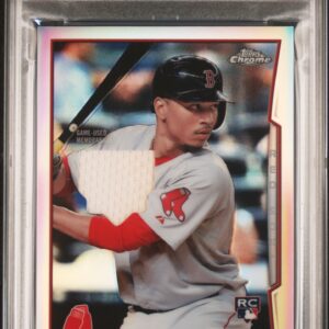 2020 Topps Chrome #RRCRMB Mookie Betts RC PSA 9 Retro Rookie Patch Relic Front