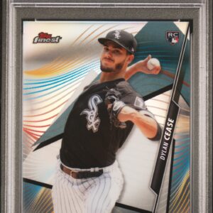 2020 Topps Finest #16 Dylan Cease RC PSA 10 Refractor Front