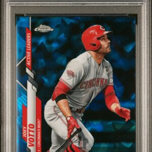 2020 Topps Chrome Update #215 Joey Votto PSA 10 Sapphire Front