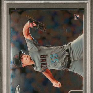 2020 Topps Chrome #132 Zac Gallen RC PSA 10 Front