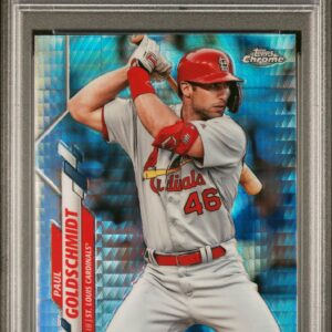 2020 Topps Chrome #89 Paul Goldschmidt PSA 10 Prism Refractor Front