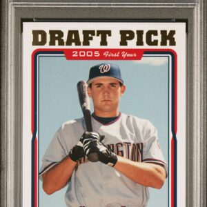 2005 Topps Updates & Highlights #UH323 Ryan Zimmerman RC PSA 10 Front