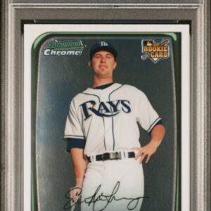 2008 Bowman Chrome #216 Evan Longoria RC PSA 10 Front