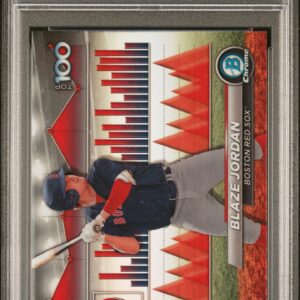 2024 Bowman #BTP79 Blaze Jordan PSA 9 Scouts' Top 100 Refractor Front