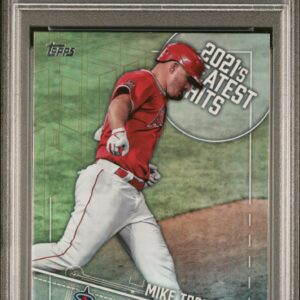 2022 Topps #21GH4 Mike Trout PSA 10 Greatest Hits Front