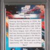 2024 Topps Cosmic Chrome #STN13 Wyatt Langford RC /10 PSA 9 Stars in the Night Black Eclipse Refractor Back