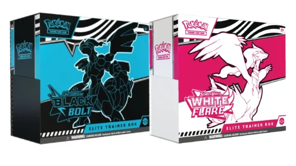 Pokemon Black Bolt & White Flare ETBs